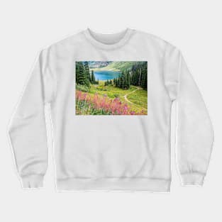 The Path to Emerald Lake Crewneck Sweatshirt